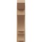 Ekena Millwork 7 1/2-in W x 24-in D x 32-in H Balboa Slat Rough Cedar Woodgrain TimberThane Outlooker, Primed Tan OUTUR075X24X32BOA24RCPR - alternate 4